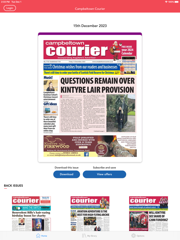 Screenshot #4 pour Campbeltown Courier