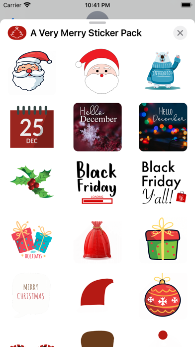 A Very Merry Sticker Pack Screenshot