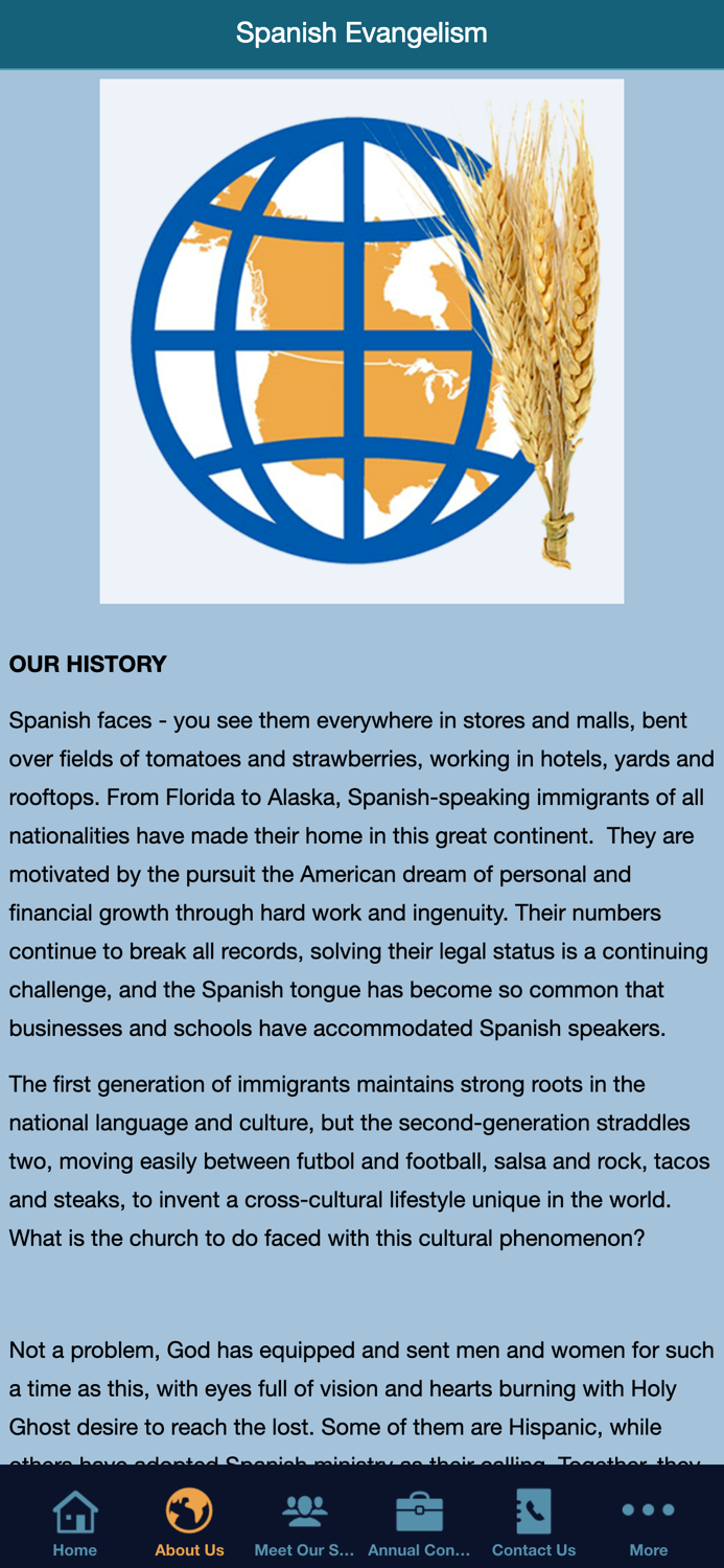 Span. Evangelism Ministry UPCI