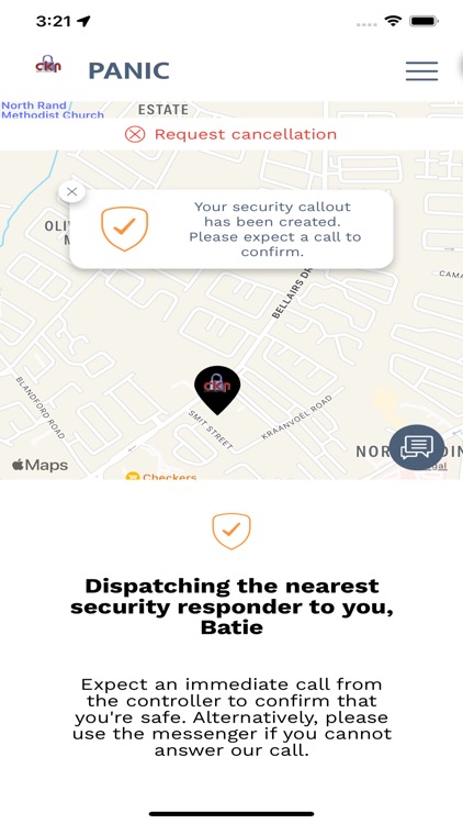 Ckn Security Panic App screenshot-4