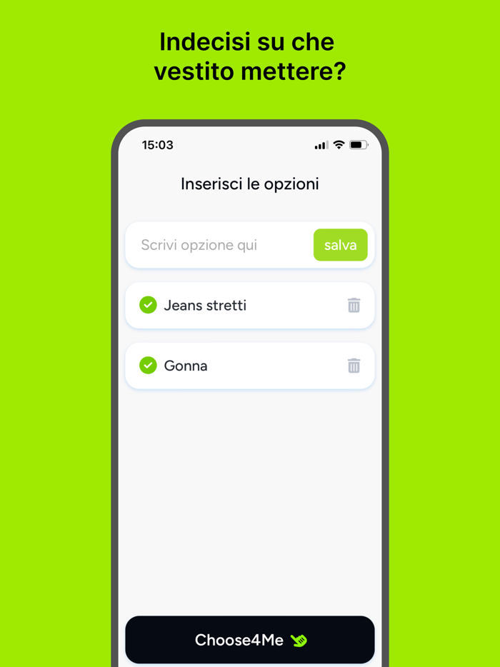 Choose4Me Scegli per me