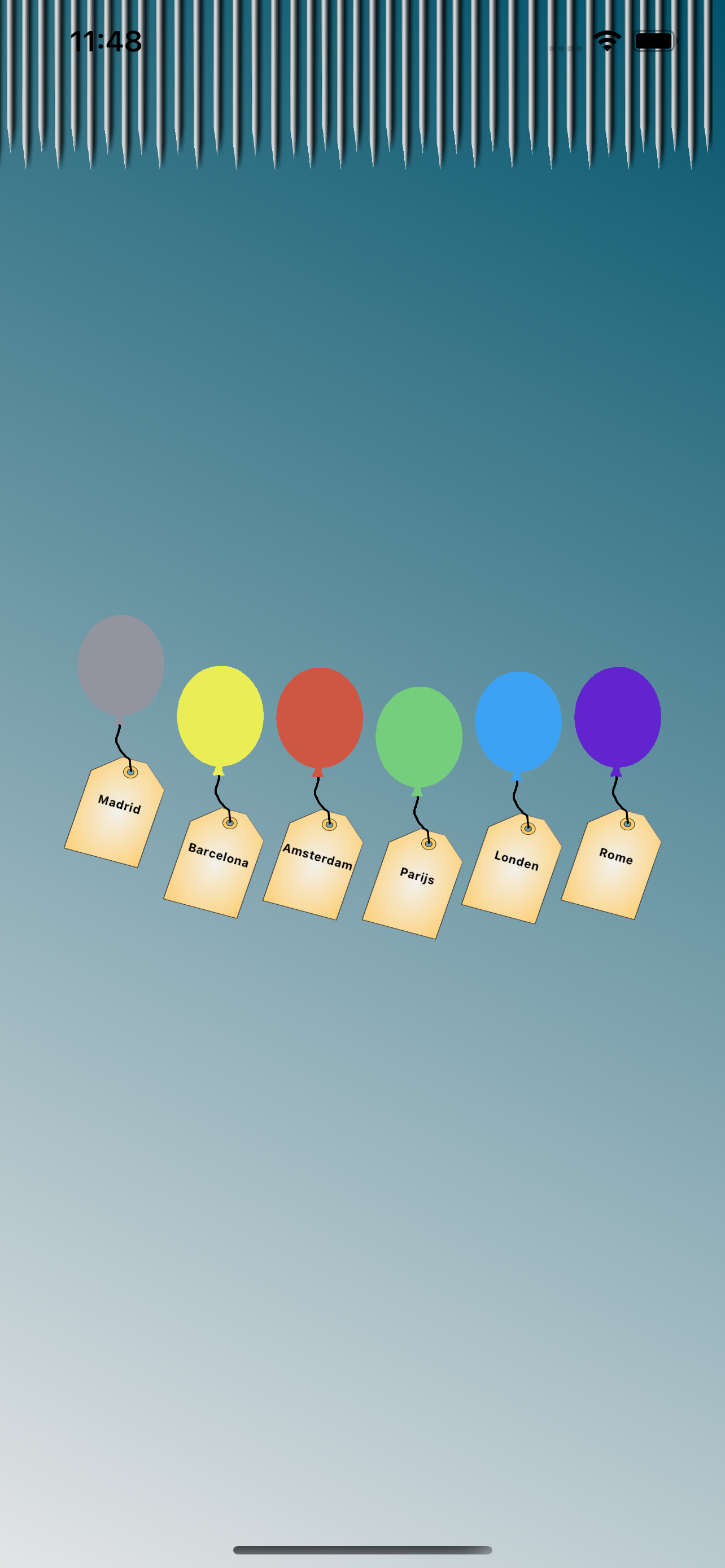 De ballonnen keuze