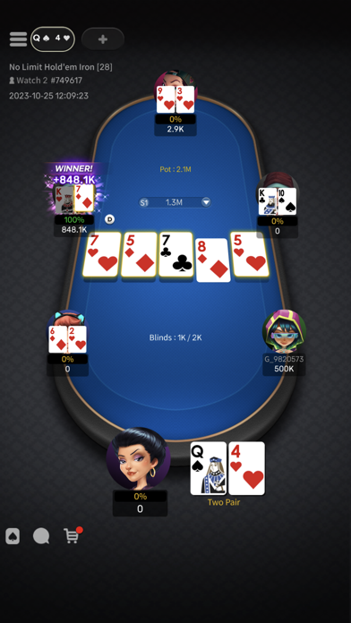 WPL(World Poker League) Screenshot