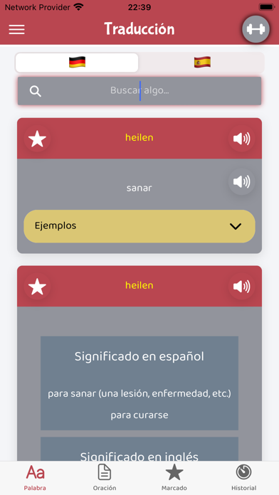 German Spanish Screenshot