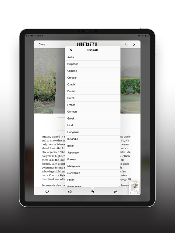Country Style iPad screenshot 8 - Magazines & Newspapers app