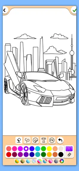 Game screenshot Cars coloring book game mod apk