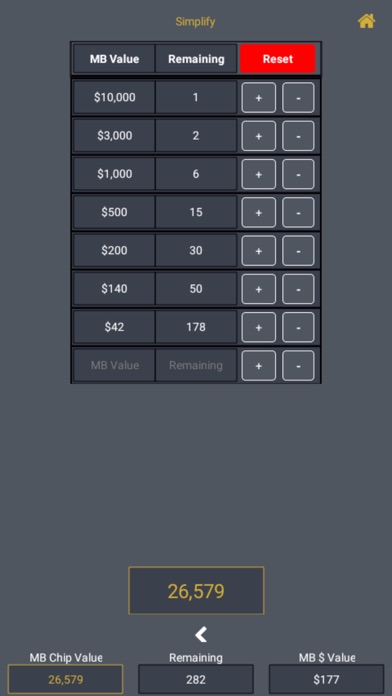 MB Poker Calculator Screenshot