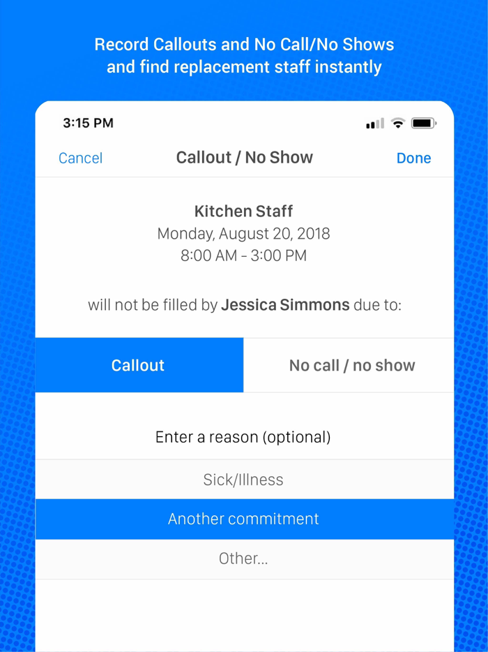 SchedulePop for Managers