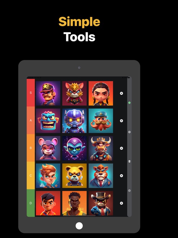 Screenshot #5 pour Tier List Maker
