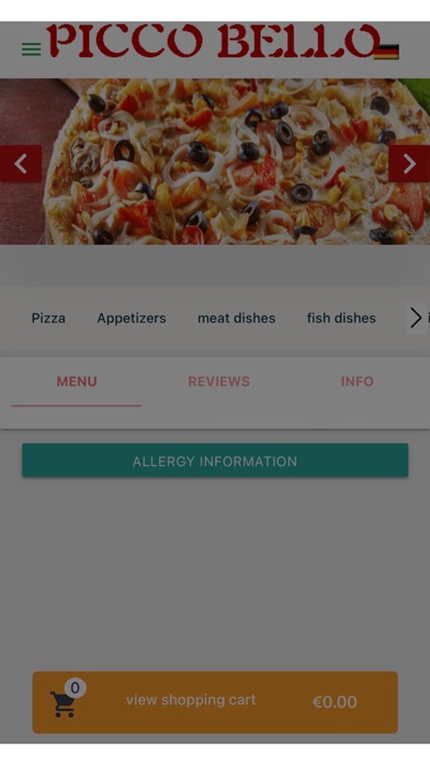 Pizzeria Picco Bello Screenshot