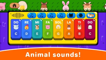 Baby Piano & Kids Music Games Screenshot