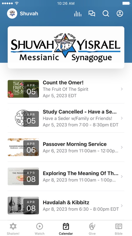 #3. Shuvah (iOS) 由: Shuvah Yisrael Messianic Synagogues