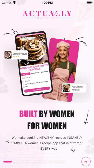 Actually Healthy: Food Recipes Screenshot