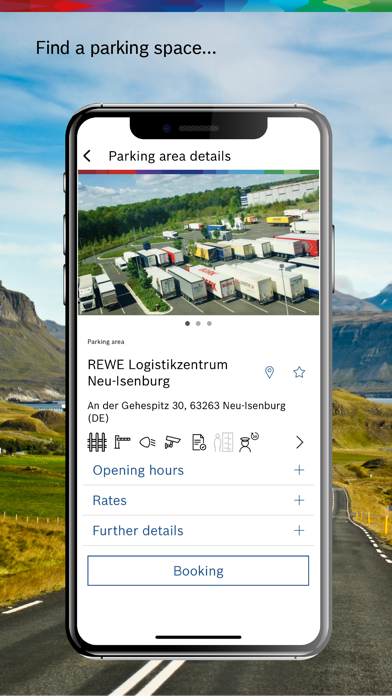 Bosch Secure Truck Parking Screenshot
