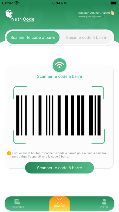 NutriCode Screenshot