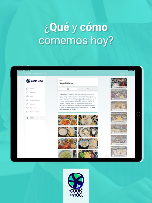 Screenshot #6 pour CookAdHoc: Cocina sin recetas