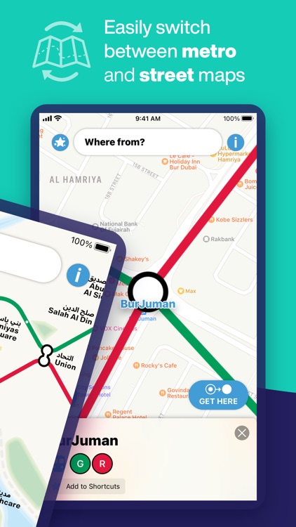 Dubai Metro Interactive Map