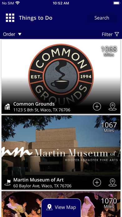 Visit Waco TX Screenshot