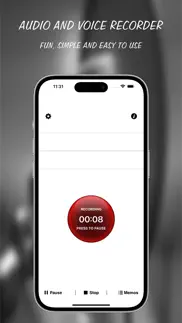 voice recorder-voice memos app iphone screenshot 1