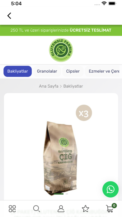 Glutensiz Fabrika Screenshot