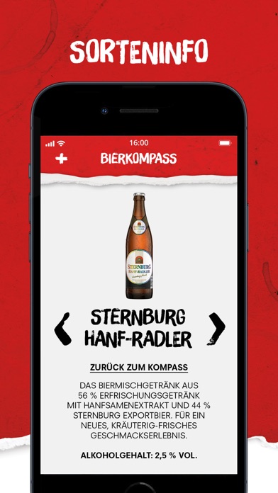 Sterni Bierkompass Screenshot
