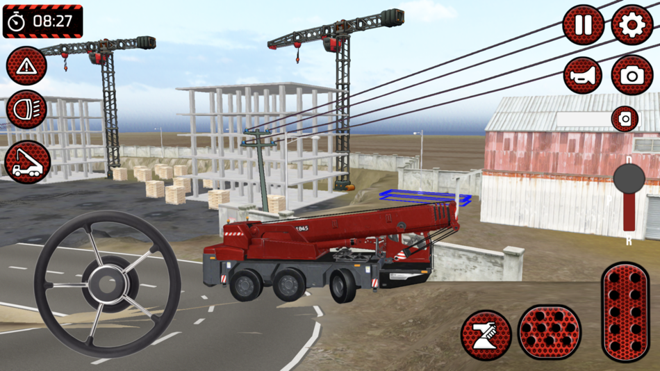 #4. Realistic Crane Simulator (iOS) Podle: Yalcin Catar