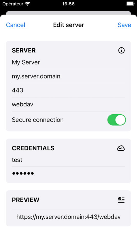 #2. WebDAV Manager (iOS) Ved: Adam Taguirov