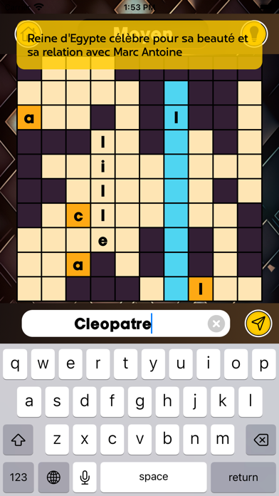 Mots croisés - Français Screenshot