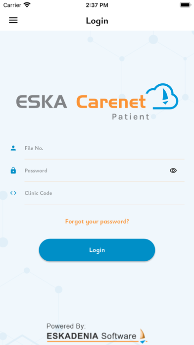 ESKA Carenet for Patients Screenshot 1 - AppWisp.com ESKA Carenet for Patients Screenshot 1 - AppWisp.com