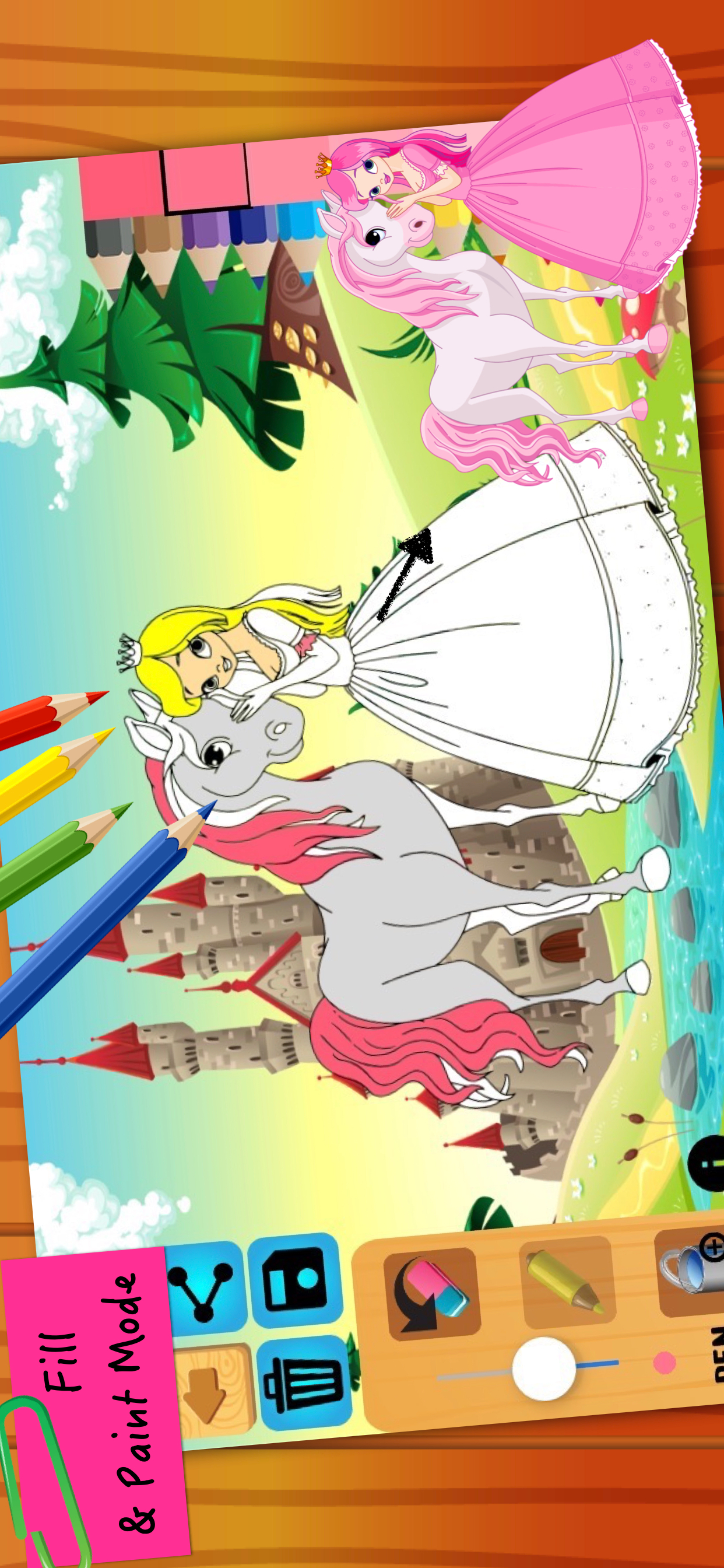 Princess Fairy Tales Coloring