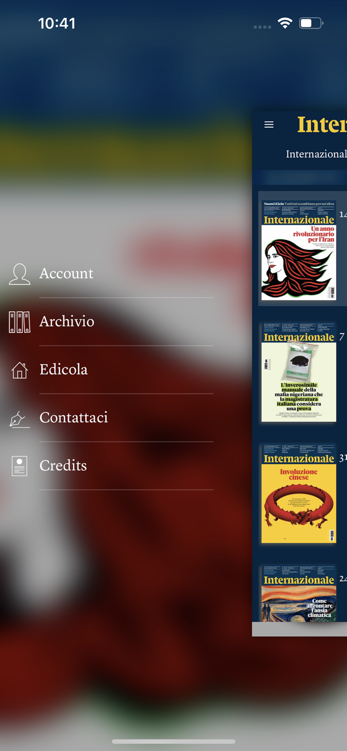 Internazionale sfogliabile