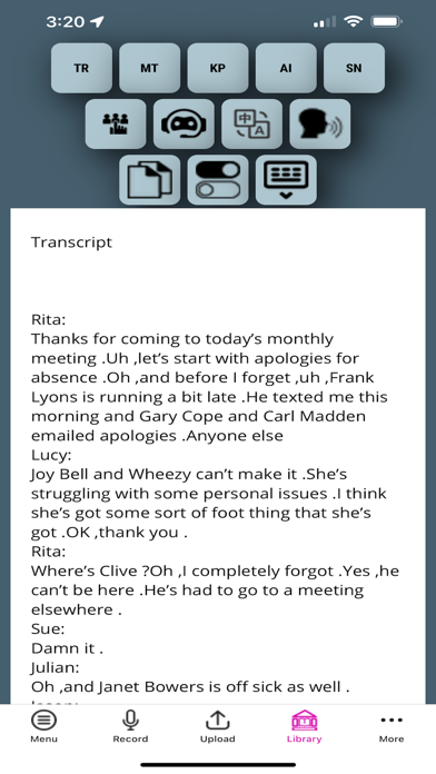 Laconic Meeting iPhone screenshot 3 - Business app