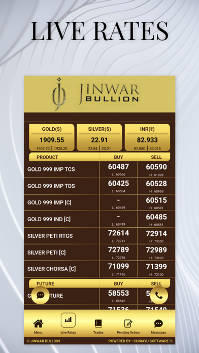 JINWAR BULLION Screenshot