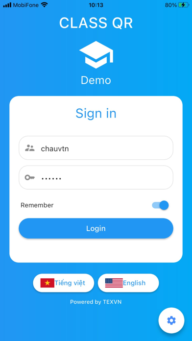 Class QR Screenshot