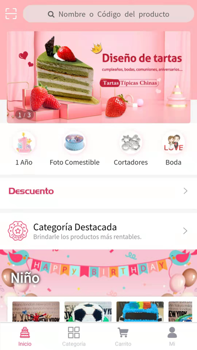 Pastelería Diseño Screenshot