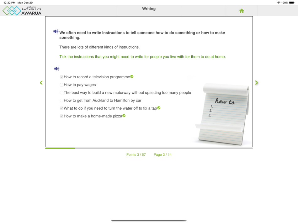 #3. Pathways Awarua: Writing (iOS) 由: The Tarn Group Ltd