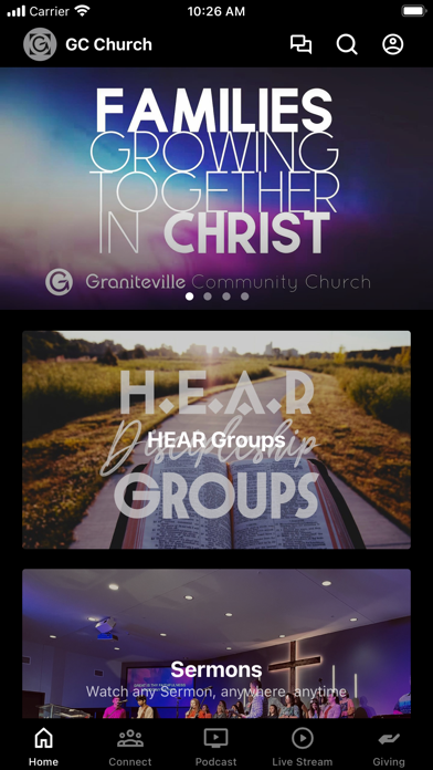 Graniteville Community Church Screenshot