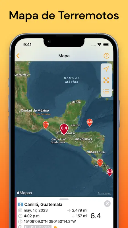 Earthquake Alerts by QuakeFeed screenshot 4 of 10