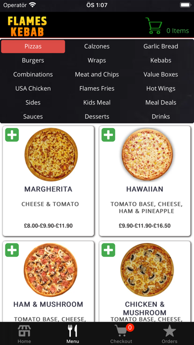 Flames Kebab Pizza Ebbw Vale Screenshot