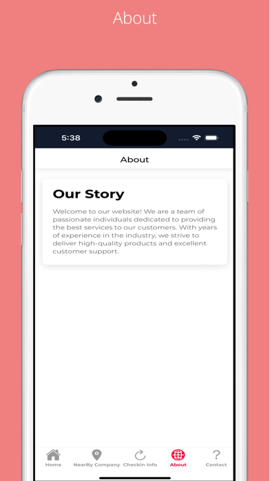 CheckMeIn User Screenshot