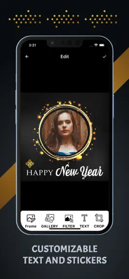 Game screenshot New Year Photo Frame Editor apk