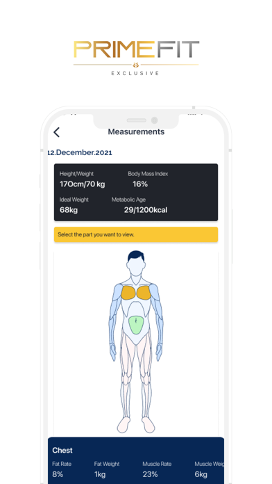 PRIMEFIT EXCLUSIVE Screenshot
