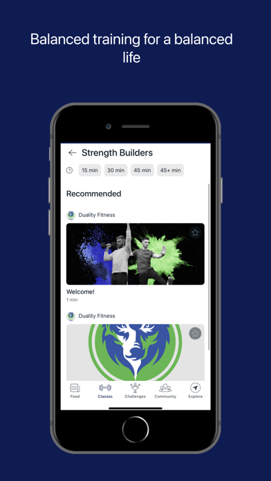 Duality Fitness Screenshot