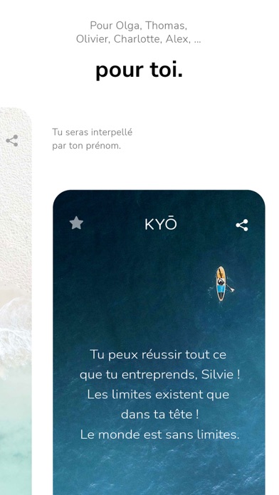 Screenshot #2 pour KYO. Éclat d'inspiration.