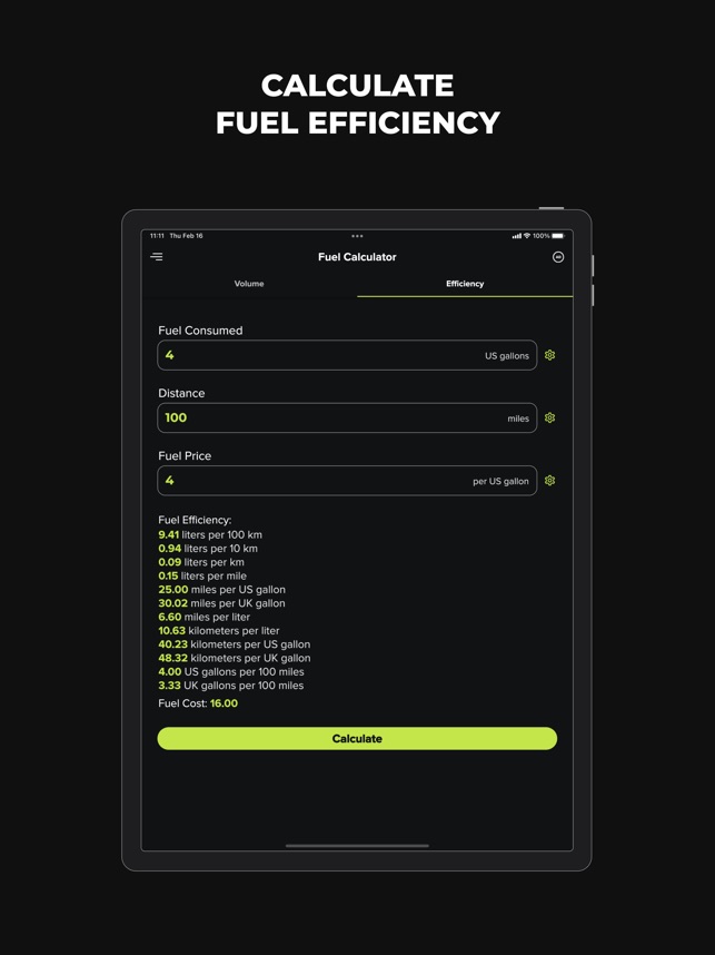 Fuel Calculator App on the App Store