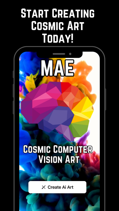 Mae-CV Cosmic Art Screenshot