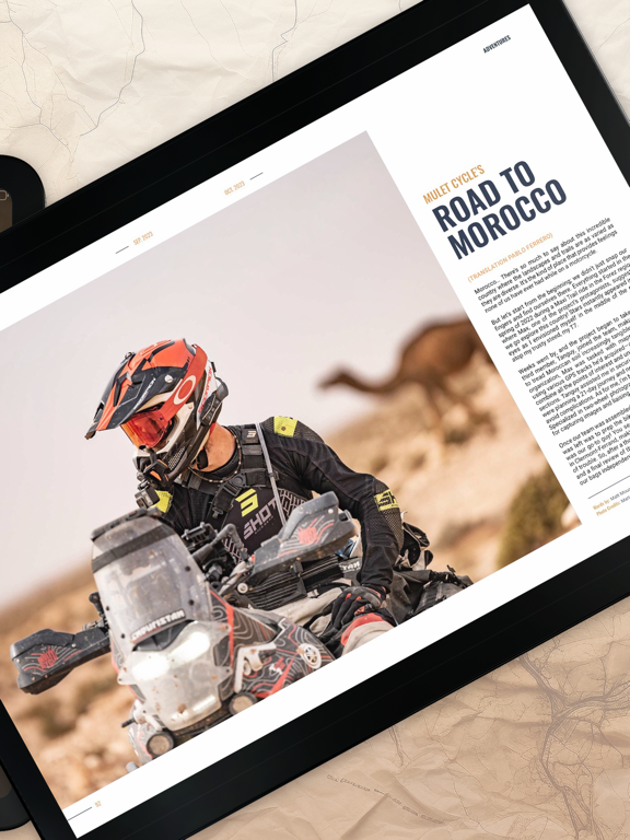BTA Motorbike Travel Adventure iPad screenshot 7 - Magazines & Newspapers app