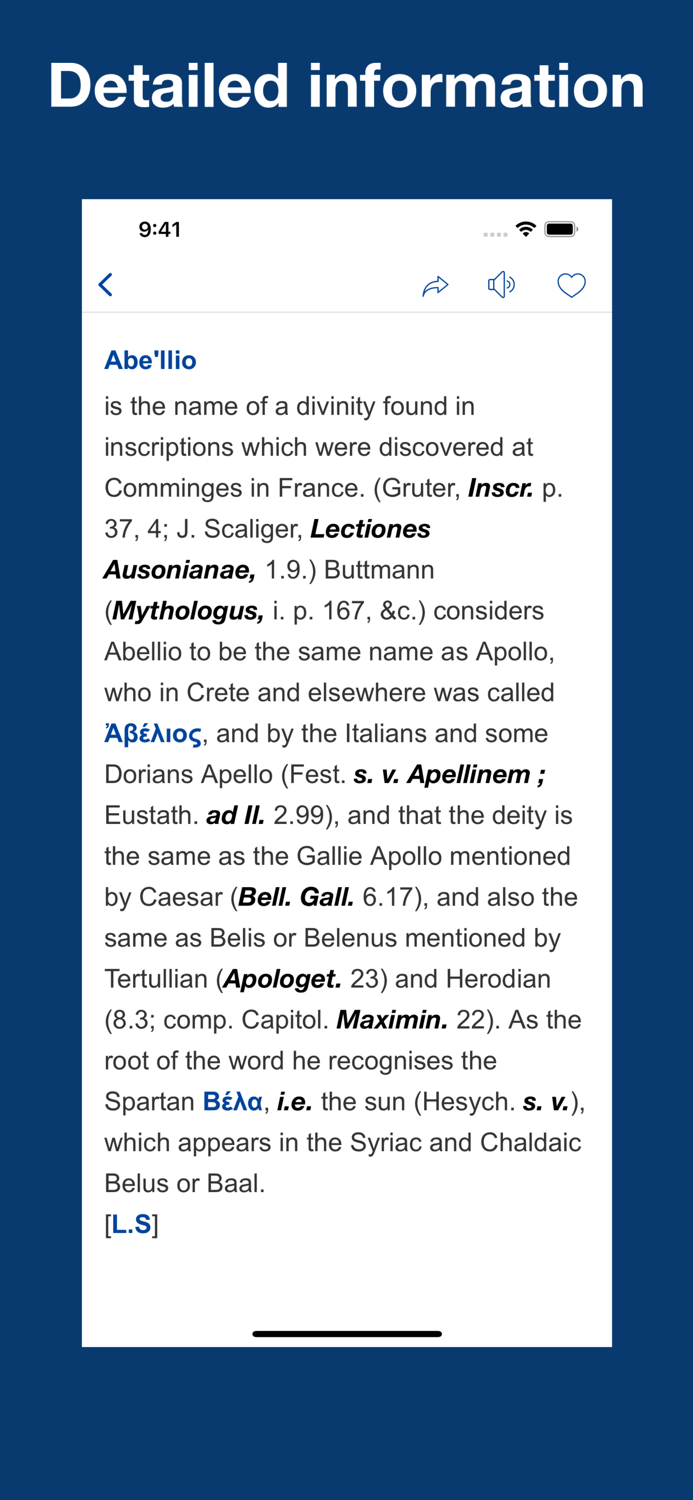 Greek and Roman Dictionaries