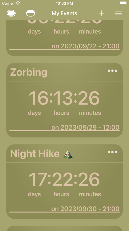 #8. My Events - Countdown (iOS) 由: Matei Ciurezu