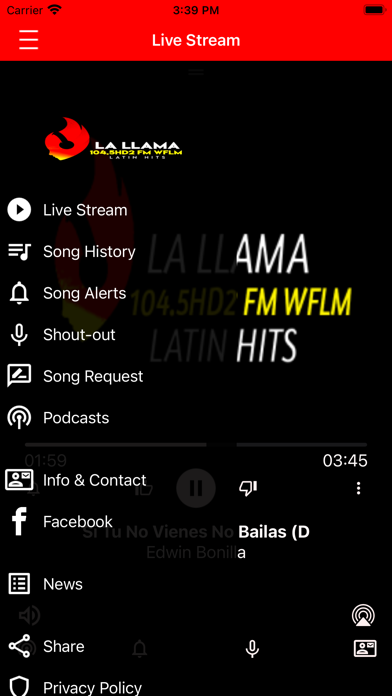 La Llama Radio Screenshot